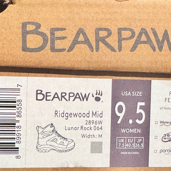 BearPaw Women’s Boots - Gray and Blue - Picture 2 of 3